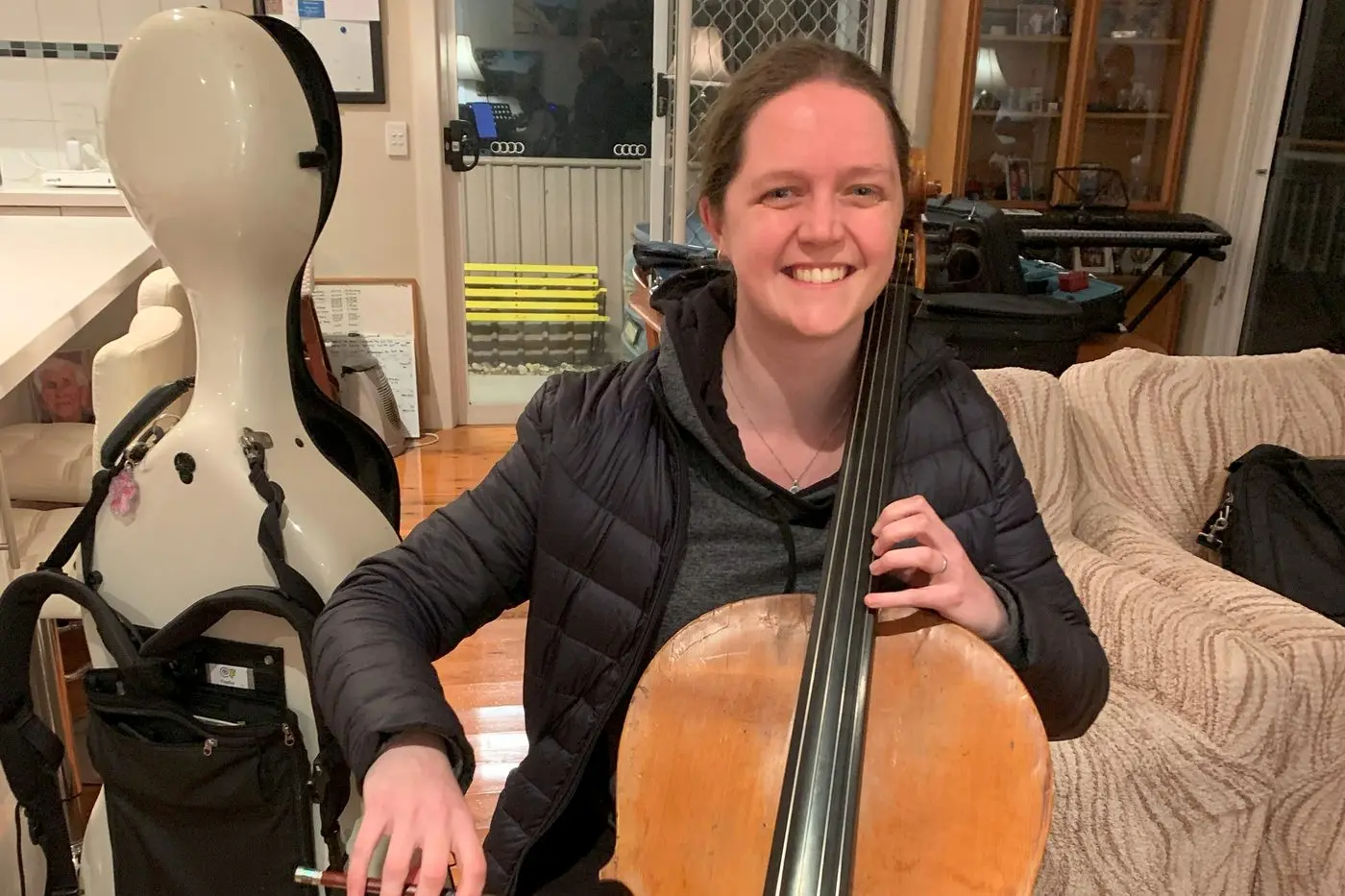 LEADING LADY: Emma Lang will be performing two solo cello pieces in addition to leading the cello section as they perform Dvorak\\'s 9th Symphony.
