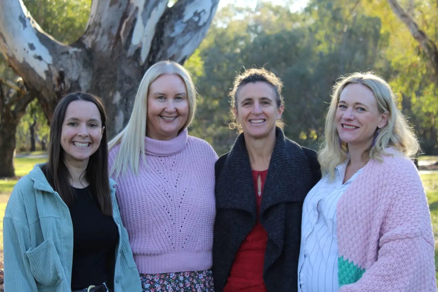 SUPPORTIVE TEAM: Meet the UMFC Therapy Services Team, clinical lead Shari Webb, Janette Airey-Graham, Kate Gilson and Lora Chapman-Monte.
