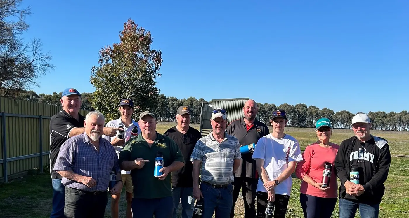 Guns firing in glorious sunshine