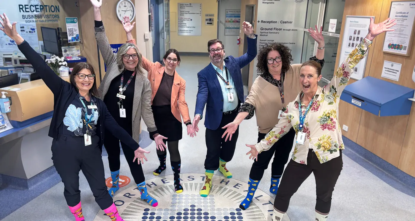 Wear your 'crazy socks for docs'