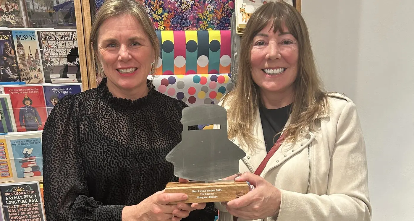 Prestigious gong for local crime writer