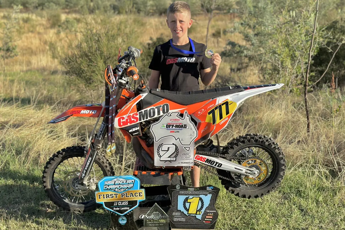 CLEANED UP: Ryder Lambing cleaned up the awards nights.