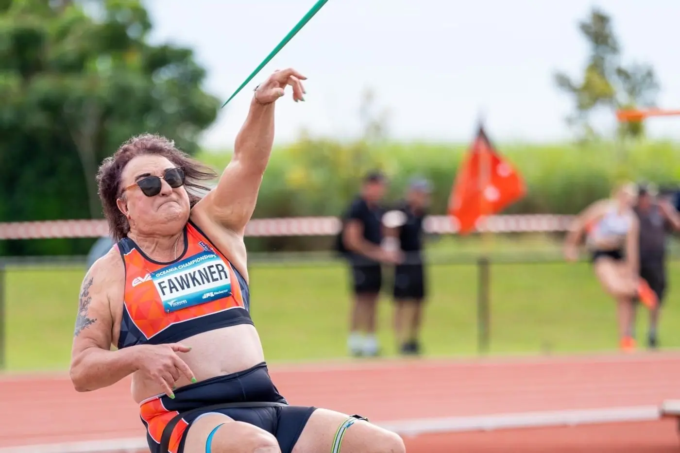 RECORD BREAKER: Kate Fawkner competing at the Oceania championships in Mackay earlier this month. Id:26668