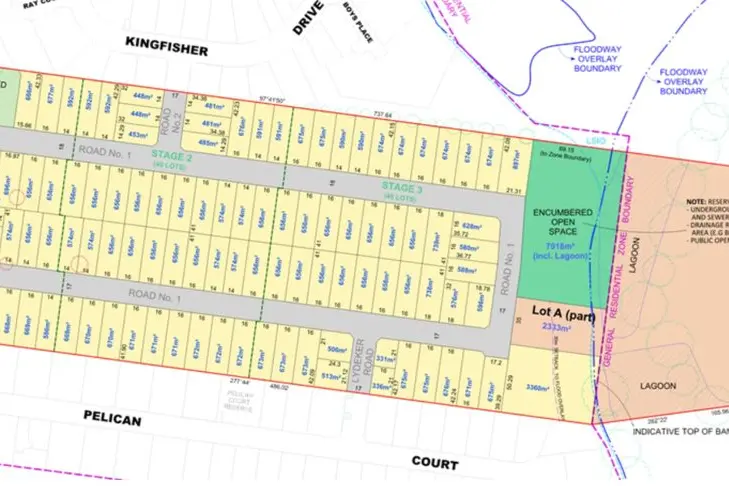 ANOTHER BATCH: More housing has been proposed for South Wangaratta off Murdoch Road near Kingfisher Drive and Pelican Court.