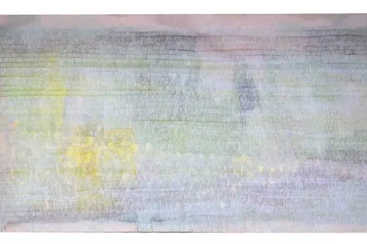 LARGE SCALE WORKS: Mat Vaughan\\'s oil on canvas artwork \\'In someone else\\'s sky\\' will be among the works on display at the Wangaratta Art Gallery.