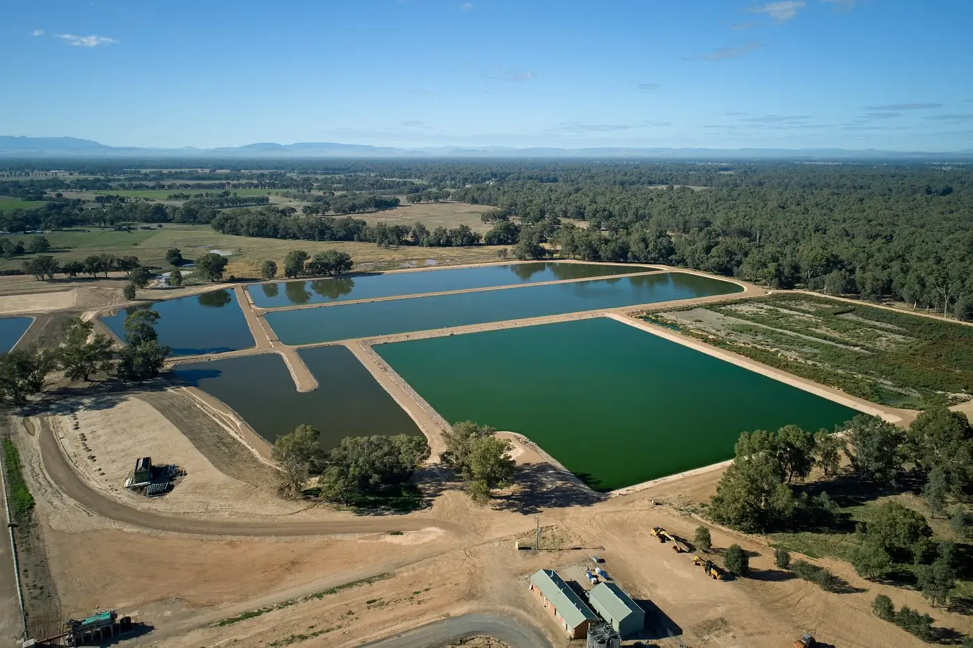 NEW PLANT REQUIRED: The North Wangaratta Treatment Plant (pictured) and 90\\u2013year\\u2013old sewer lines are at capacity so other options are in the design phase. Id:39980