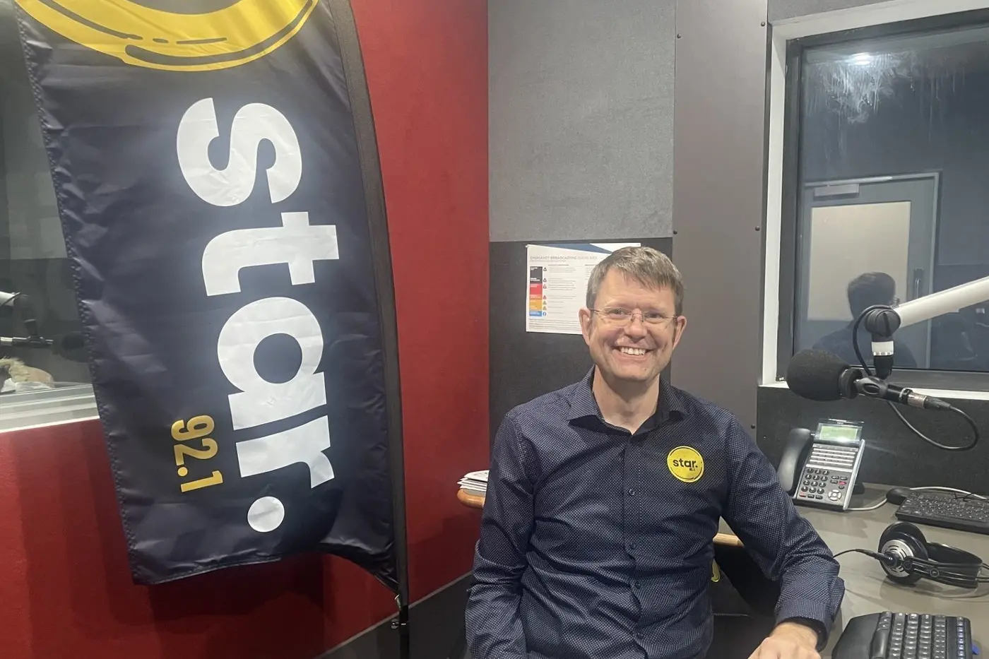 BACK IN BUSINESS: Headliner Matt Hobbs - also known as \"Hobbsy\" - returns to the breakfast shift with the launch of new broadcasting station STAR 92.1. PHOTO: Grace Fredsberg