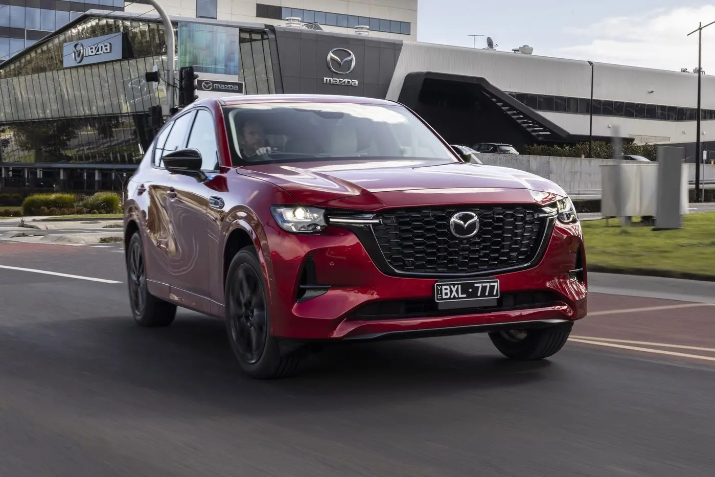 UPPING THE PRESTIGE ANTE: Premium push . . . the five-seat Mazda CX-60.
