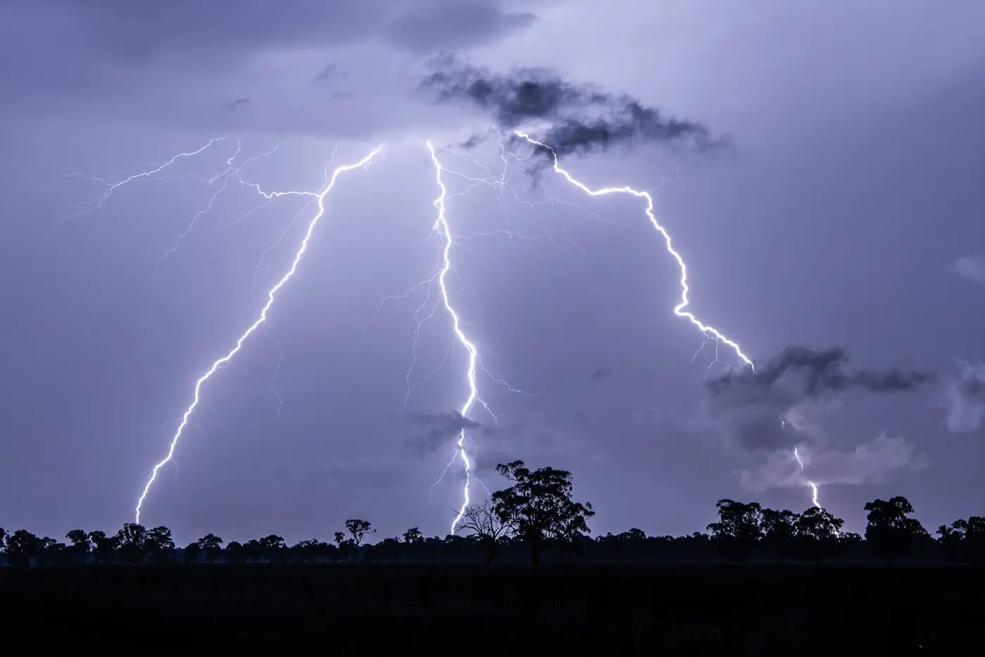 WET AND STORMY: Multiple storms with lightning and intense rainfall were a feature of Wangaratta\\'s eighth wettest summer in the past 100 years. PHOTO: Kurt Hickling