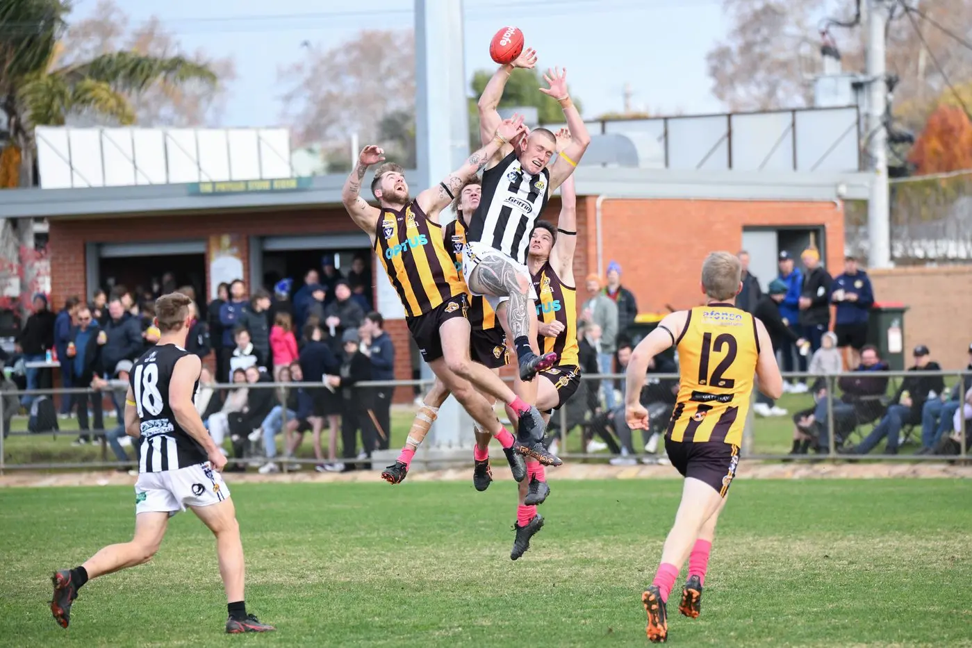 HIGH FLYER: Callum Moore crashes a contest. PHOTOS: Kurt Hickling Id:26214