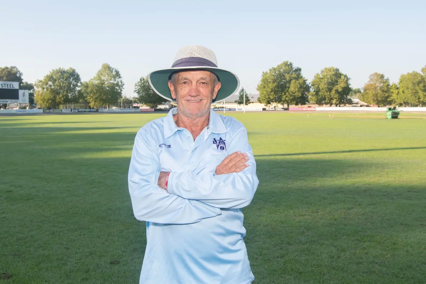 OLD HOLDENS NEVER TIRE: WDCA umpire Len Holden will officiate in his 500th game this weekend in the WDCA A Grade final. PHOTO: Kurt Hickling