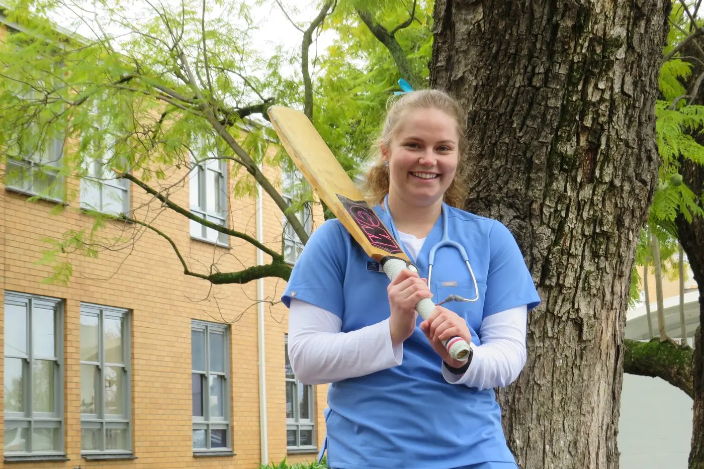 BALANCING TWO LOVES: Carlton Premier Women\\'s Cricket vice-captain Cailin Green is enjoying her year of studies at Northeast Health Wangaratta.  PHOTO: Simone Kerwin