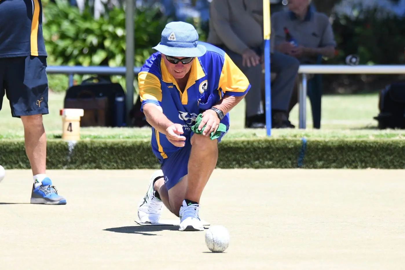 NEW SEASON ARRIVES: Maurie Braden and Wangaratta Bowls Club players kick their season off tomorrow. PHOTO: Melissa Beattie