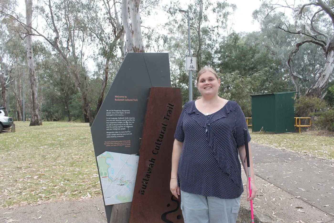 ACTIVATE YOUR SENSES: Blind Sports and Recreation Victoria assistant program coordinator Tegan Allen is encouraging locals to join in an accessible sensory nature experience next Thursday. PHOTO: Jordan Duursma