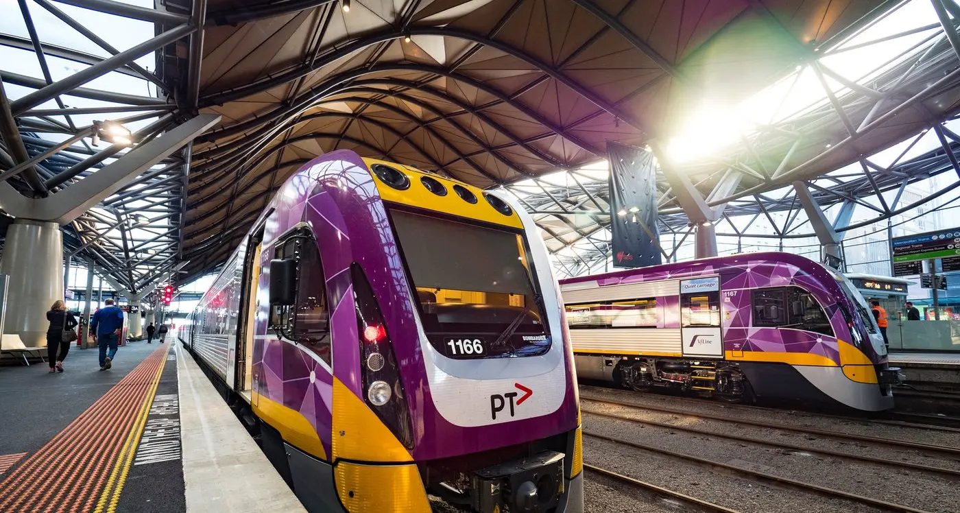 V/Line trains return to track