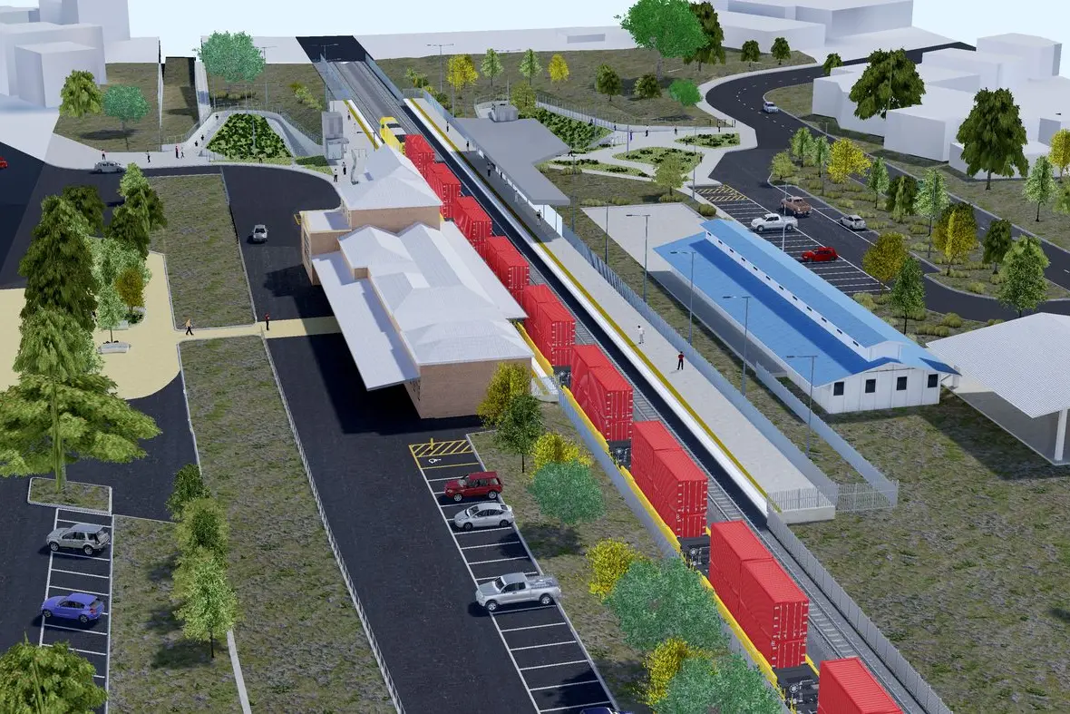 THE FUTURE: The design of the new Wangaratta Railway Station. Id:39549