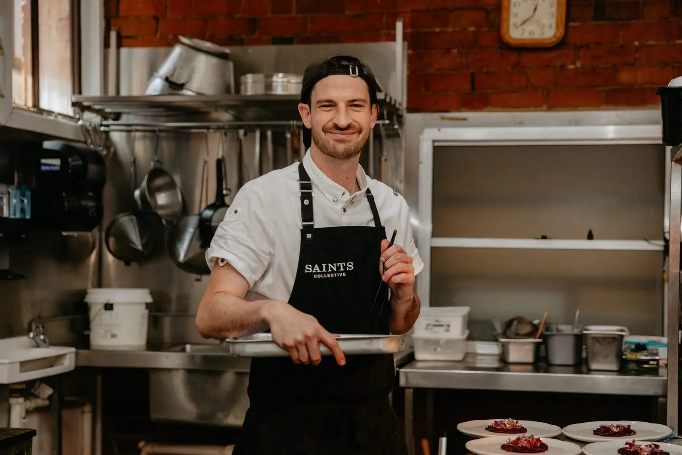 STATE RECOGNITION: The second Good Food Guide chef\\'s hat honours the creative passion of the kitchen team, led by executive chef Jack Cassidy. PHOTO: Kate Shanasy