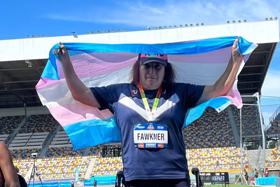 CLEAN SWEEP: Seated para athlete Kate Fawkner recently won gold in discuss, sliver in javelin and bronze in shot put at the Australian Track and Field Championships. Id:39582