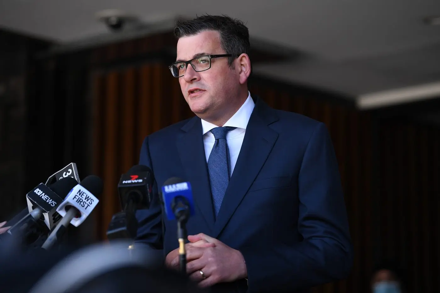 LOCKED IN: Victorian Premier Daniel Andrews says COVID\\u201319 case numbers are still too high to reopen sooner. PHOTO: (James Ross/AAP PHOTOS)