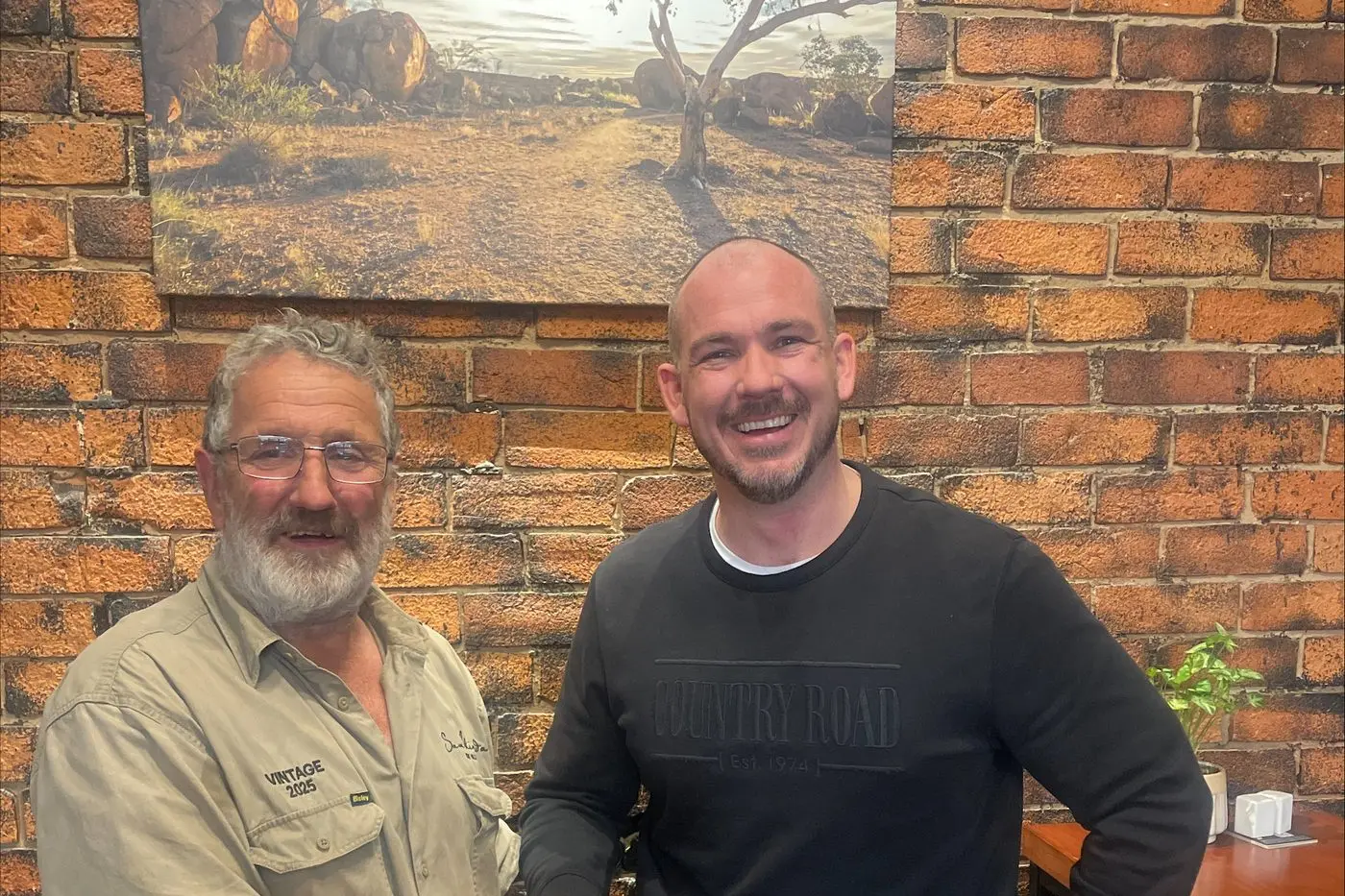 QUIZ FOR A CAUSE: Trevor Jenvey and Peter Joyce are encouraging locals to join in a suicide prevention trivia fundraiser this weekend.