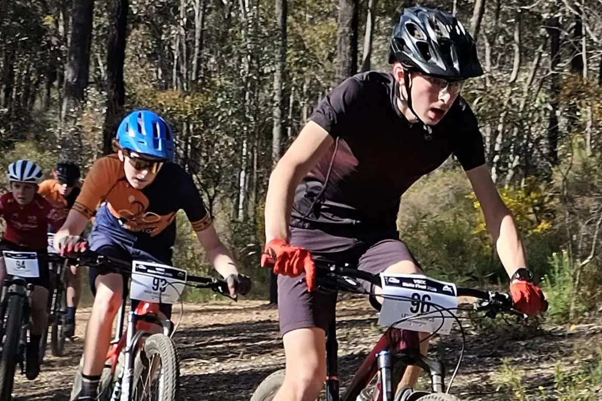 TOP OF THE CLASS: Levi Billings took gold in the under 15 boys Alpinestars Schools Mountain Bike Series.