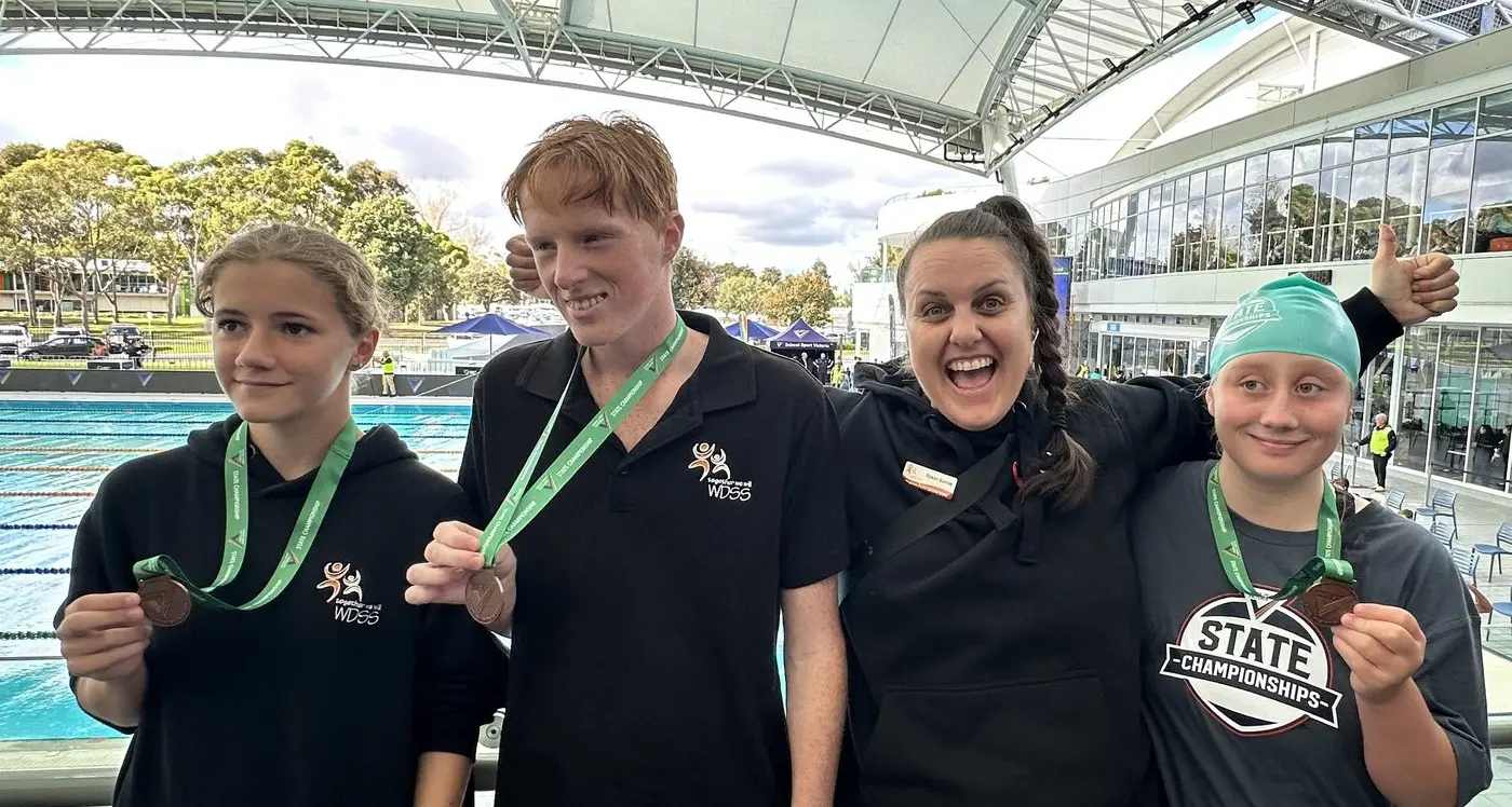 Students win medals in state multiclass swim events