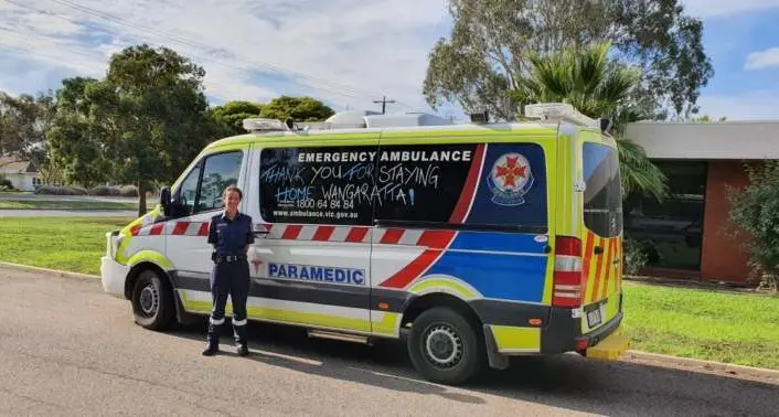 Local paramedic on the frontline