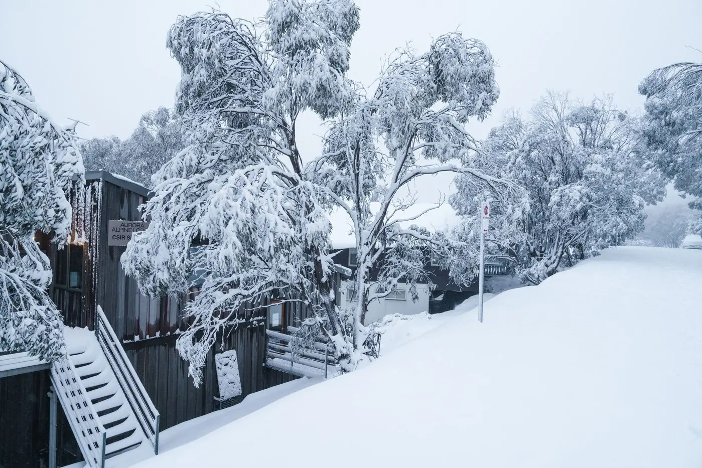 WINTER WONDERLAND: Almost a foot of fresh snow blanketed Falls Creek on Wednesday morning. PHOTO: Vail Resorts
