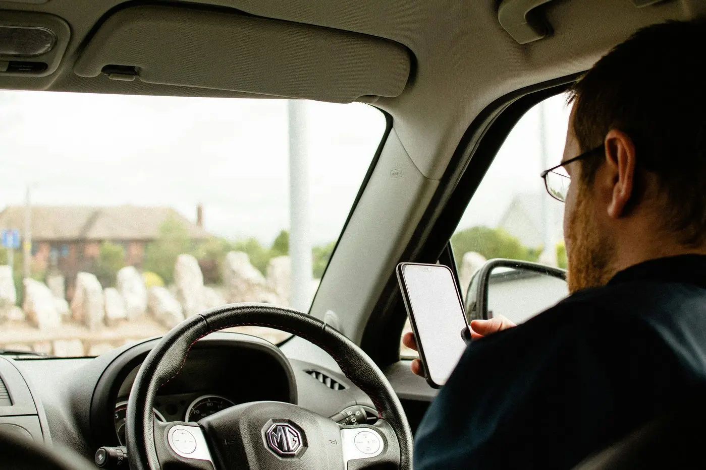 DANGEROUS BEHAVIOUR: Concern about the high rates of mobile phone usage by drivers has prompted RoadSafe North East to activate the Driver Distraction campaign across the region.  Photo by Lisa Fotios