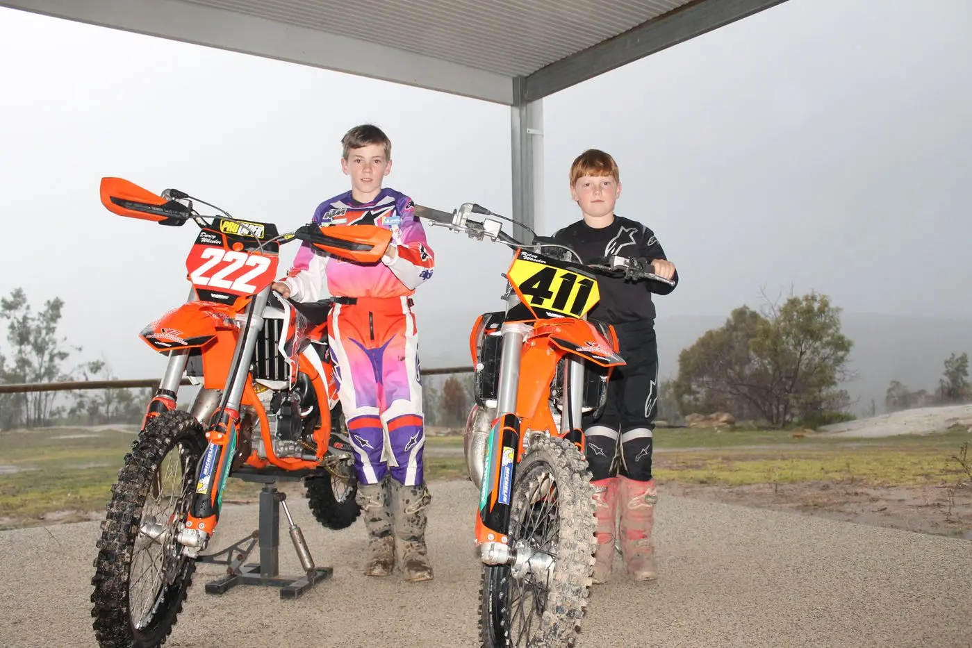 READY FOR ACTION: Darcy and Riley Wheeler will be hitting the tracks this weekend, with the community encouraged to come along and get a piece of the action.