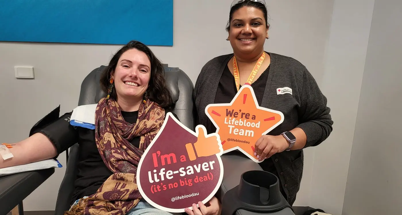 Blood donors easier to spot this National Blood Donor Week