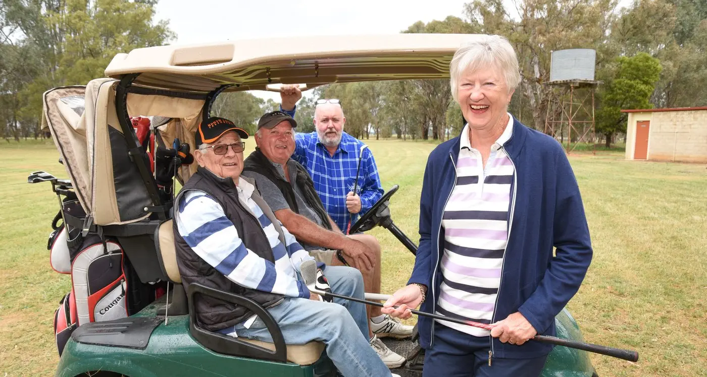 Bombs away on Boorhaman driving range