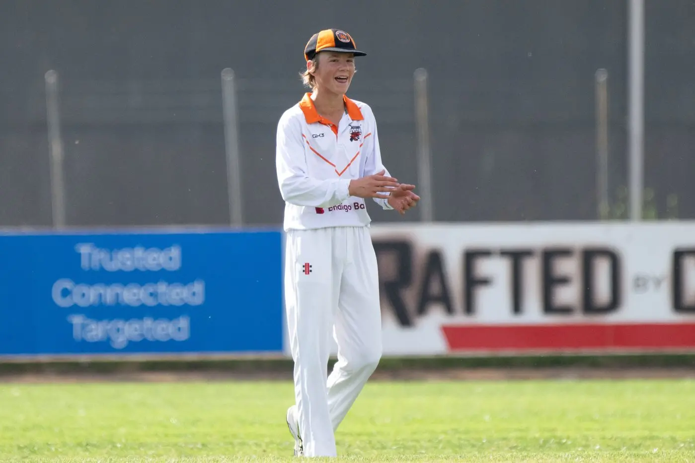 TOP OF THE CLASS: Ovens Valley United junior Noah White leads the under 16 run-scoring charts with 222 averaging 74, and only one other player has a better bowling average. PHOTO: Kurt Hickling