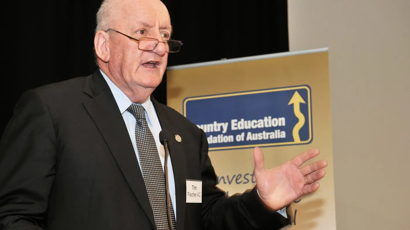 Inaugural $50,000 Tim Fischer Fellowship announced