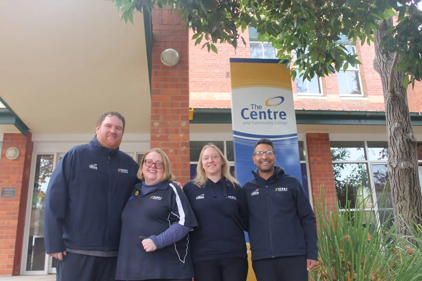 MORE SPORT SUPPORT: Sport North East team members (from left) Damien Lappin, Fiona Kleinitz, Clare O\\'Sullivan and Dhanur Sharma have welcomed funding to extend their programs further.