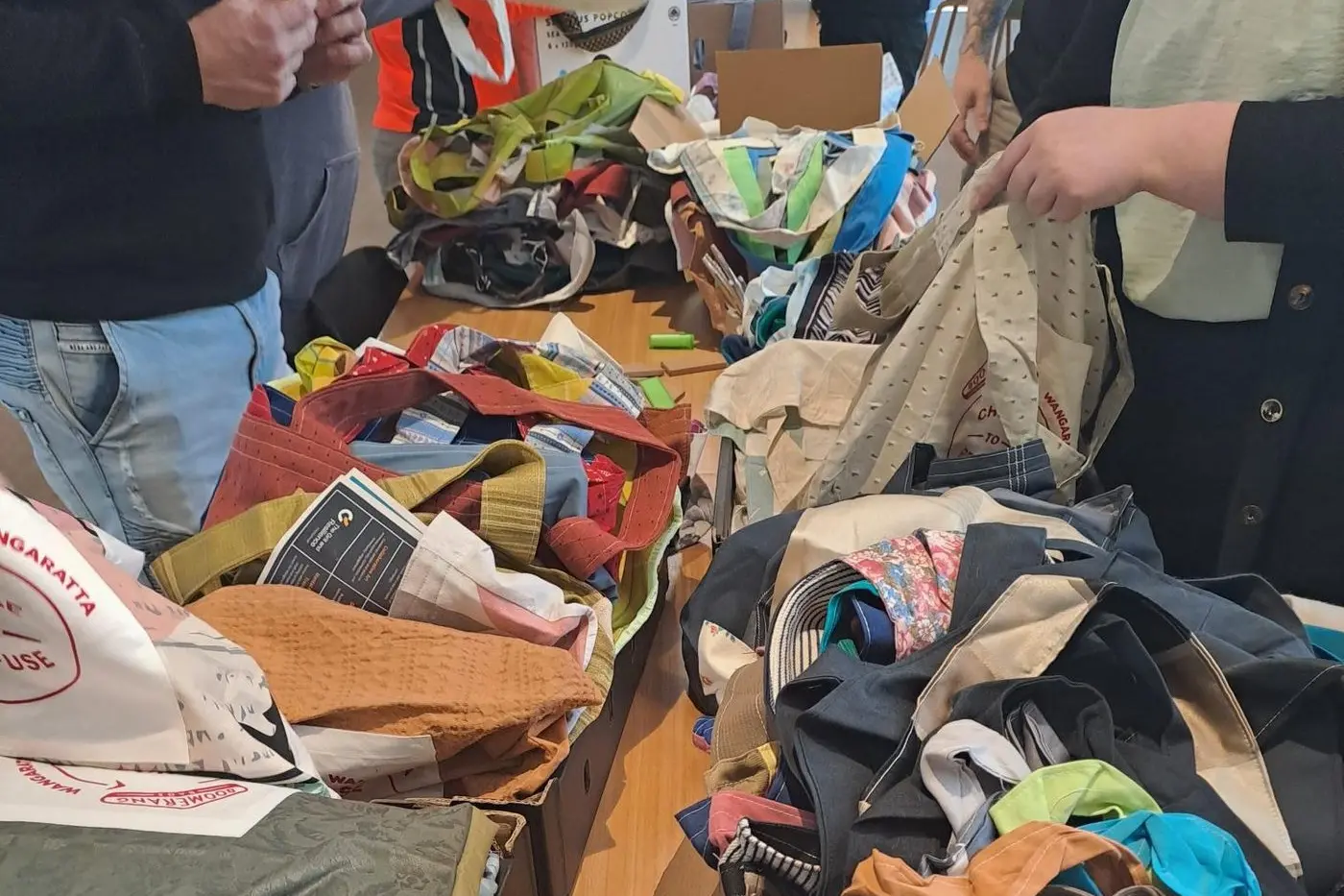 WORKING TOGETHER: In collaboration with the Wangaratta Grit and Resilience Program, volunteers at Wangaratta Therapeutic Community pack Boomerang Bags in readiness for the Grit and Resilience Festival Celebrating headspace Day, which will be held in the King George Gardens on October 10.