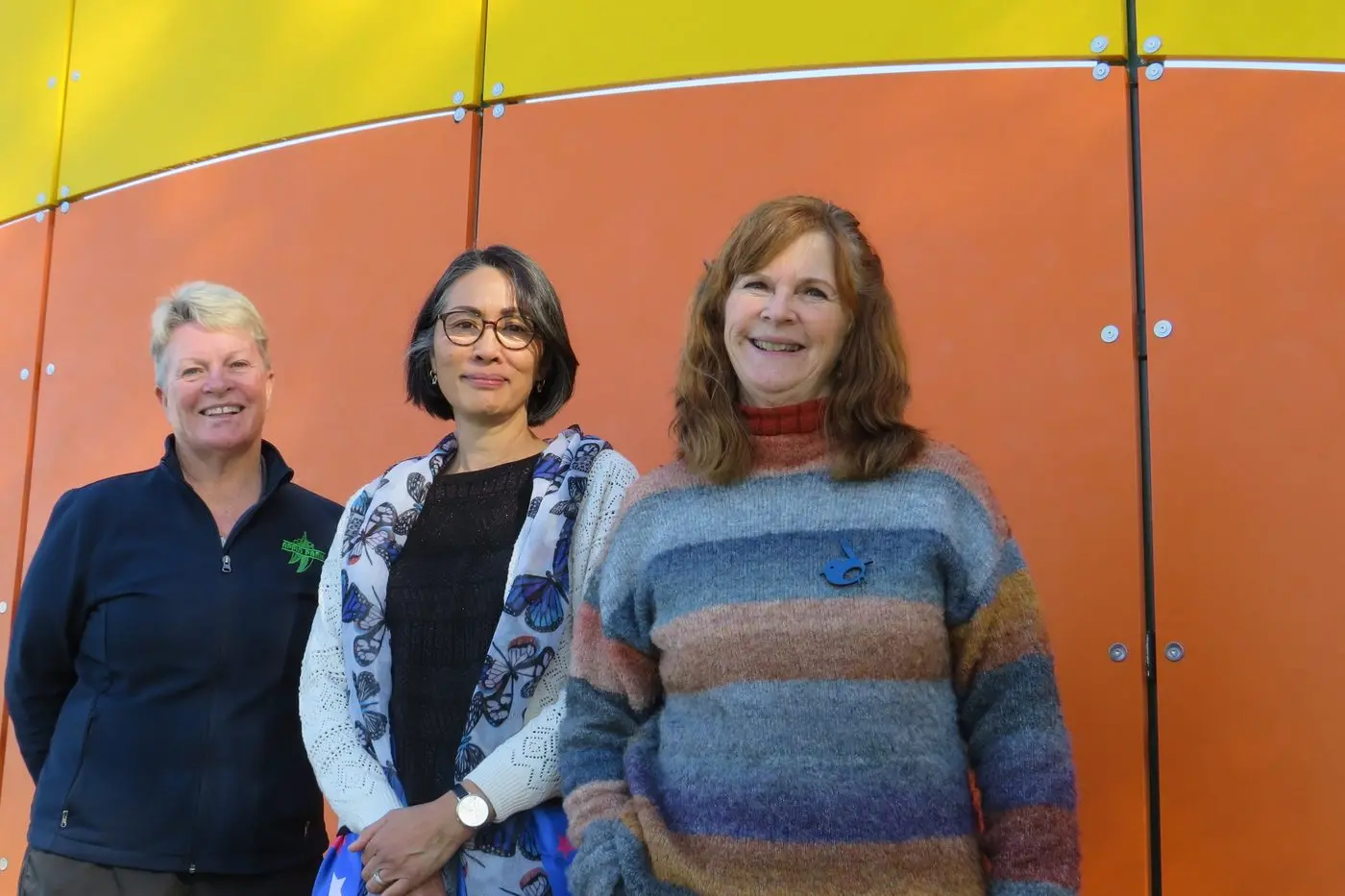 BRINGING THE LIGHT: Wendy Martin, Chris Vescio and Robyn Elliott have all been recognised within the past 18 months by the Victorian Department of Education for their 35 years of service.  PHOTO: Simone Kerwin