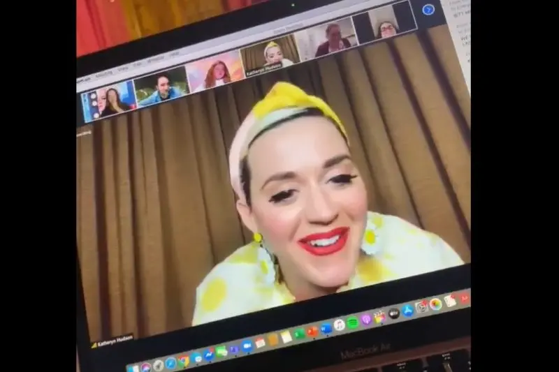 BIG CALL: Katy Perry called local teenager Yasmin Nelson who struggled to contain her excitement.