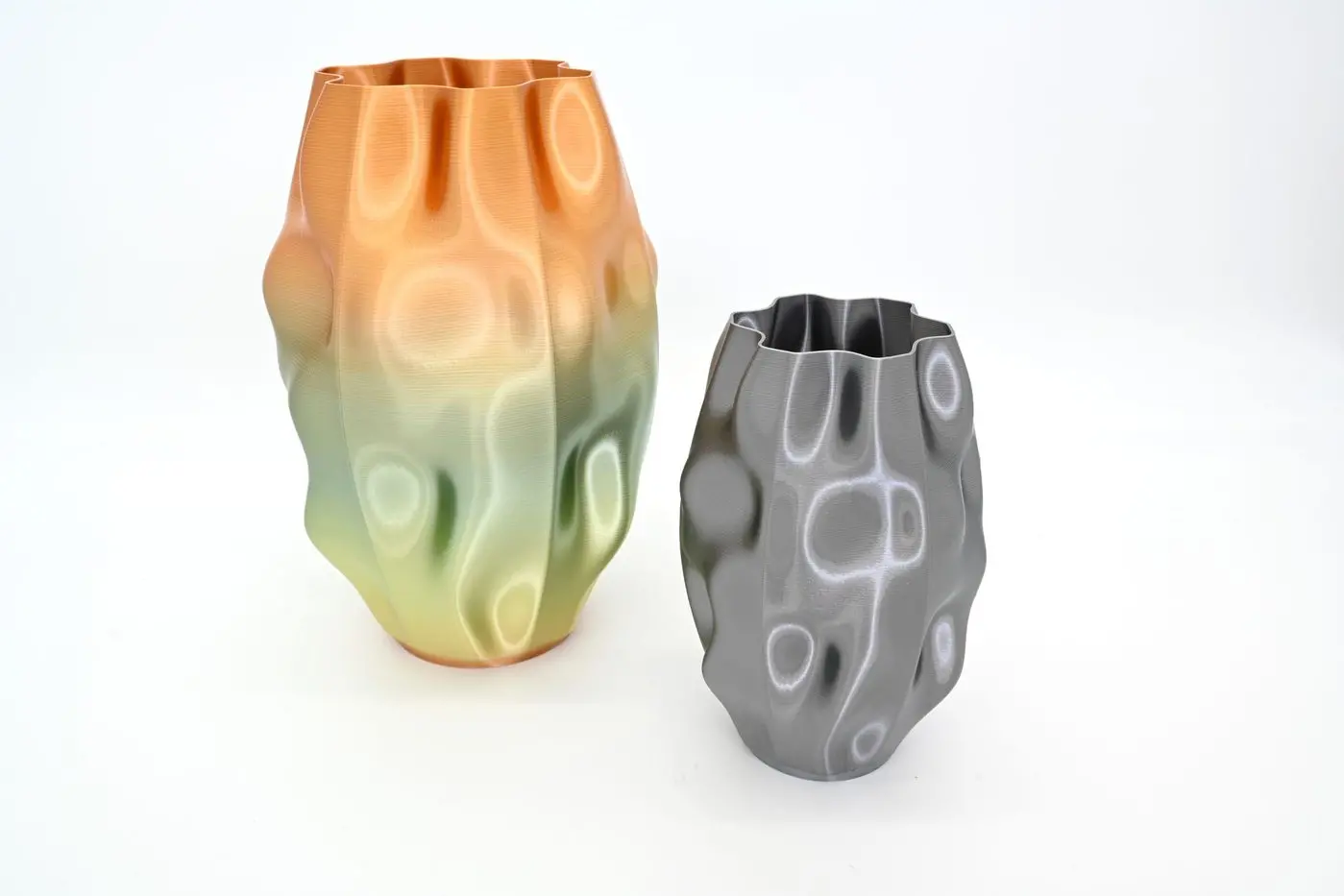 MESMERISING: Creations on display in Outside the STEM include Lyn WALLIS, Alien vases. Id:41111