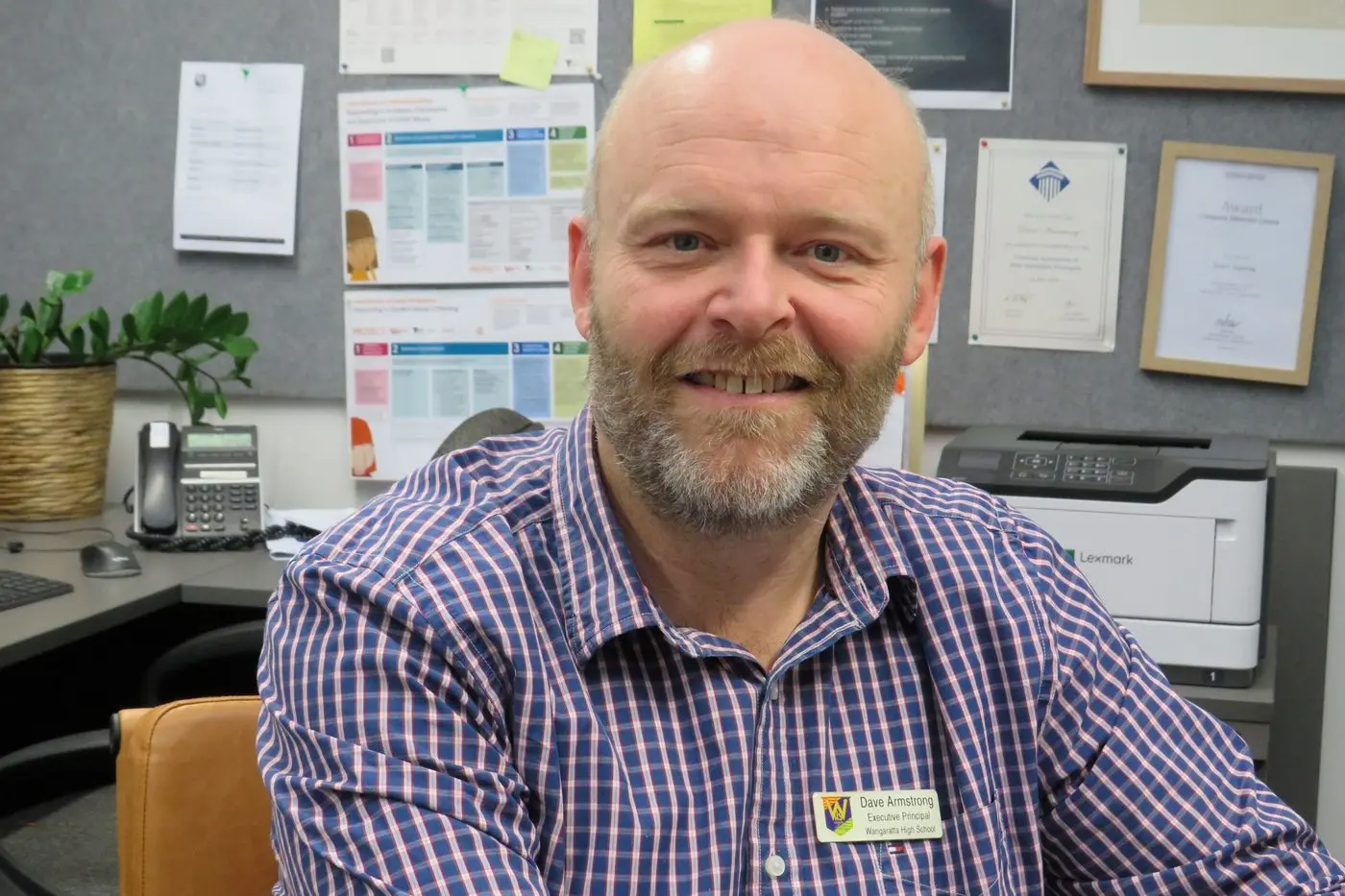 SAFE ENVIRONMENT: Wangaratta High School principal Dave Armstrong said these changes are not about extending school control but about providing a safe learning environment.