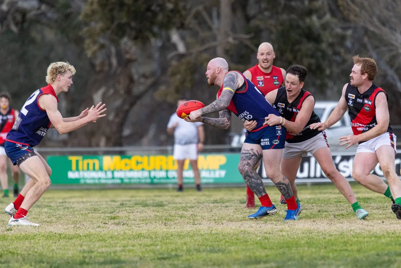 DEJA VU: Jack Stevenson\\'s Milawa and Joel Sanford\\'s Bonnie Doon will face off for the second time in as many weeks for their elimination final. PHOTO: Marc Bongers