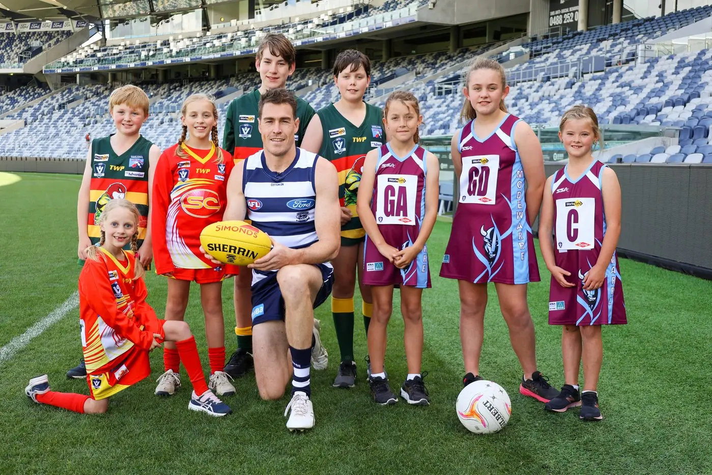 LOVE THE GAME: Three\\u2013time All\\u2013Australian and Geelong premiership player Jeremy Cameron encourages people to love the game, not the odds. Id:41734