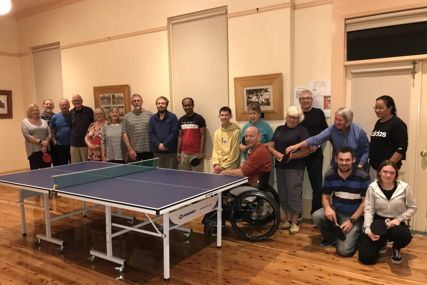 BACK IN ACTION: The Oxley social table tennis group is back up and running, meeting every Monday at 7pm at the Oxley Hall. Id:22915