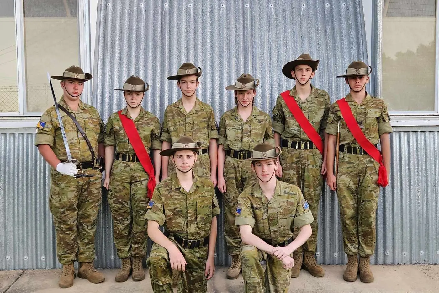 LEADERSHIP OPPORTUNITIES: Connor Brown, Piper Stavely, Lucas Butler, Flynn Ackland, Toby Pearson, Ethan Perry-Heyden, Ben Rogers and Tarun Mulquiney are taking advantage of the opportunities at the Wangaratta\\'s 33 Army Cadet Unit.