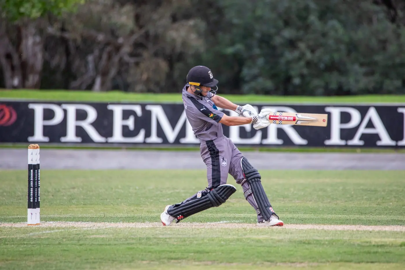 GUN: Jack Davies steered Wangaratta Magpies to a convincing win over Beechworth Wanderers. PHOTOS: Marc Bongers