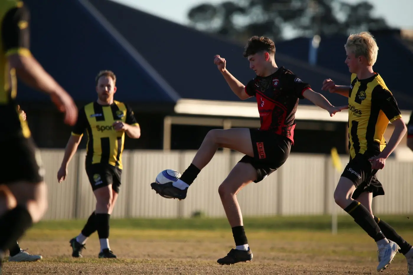 ALL TO PLAY FOR: Brodie Tyres and the Devils take on second-place Hotspurs armed with confidence and belief in their play style. PHOTO: Kat De Naps Photography