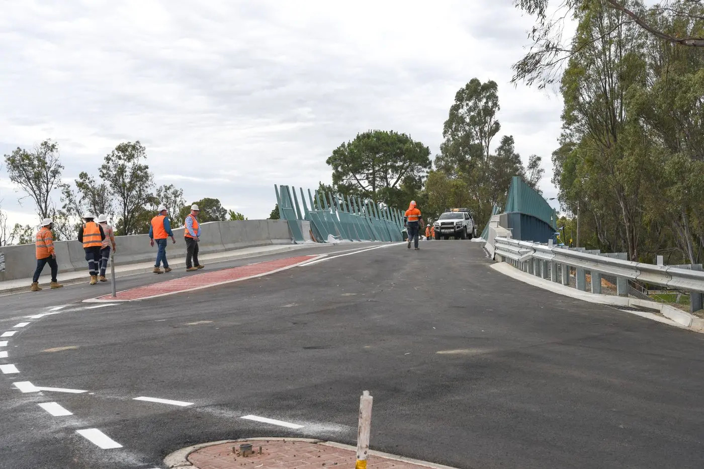 ALMOST OPEN: The long-awaited re-opening of the Green Street bridge is set for this Thursday after a final inspection was undertaken on Tuesday PHOTO: Kurt Hickling