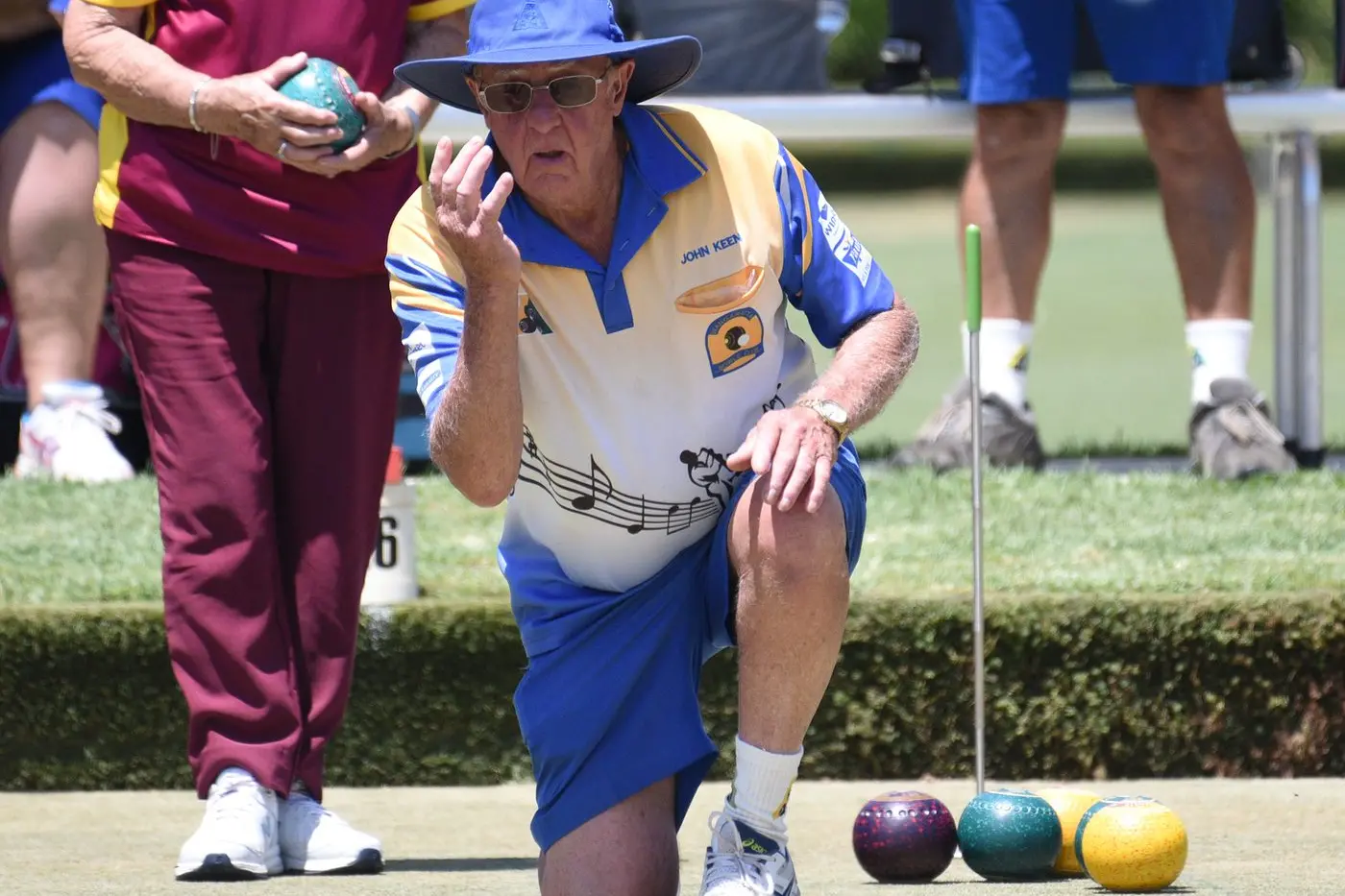 LAST REMAINING: John Keen and Wangaratta B3 is the last team remaining from the club in the O&M pennant competition. PHOTO: Melissa Beattie