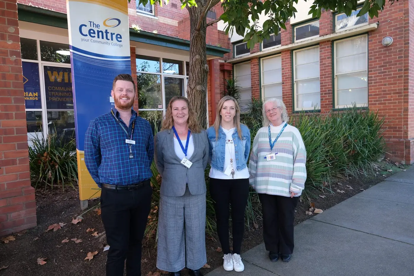 WORKING TOGETHER: Backing the Just In Time program are (from left) Tom Coelli-Donaghy (Wangaratta council), Sharee Castagna (The Centre), Karen Harding, (NHW) and Debra Corcoran(NHW).
