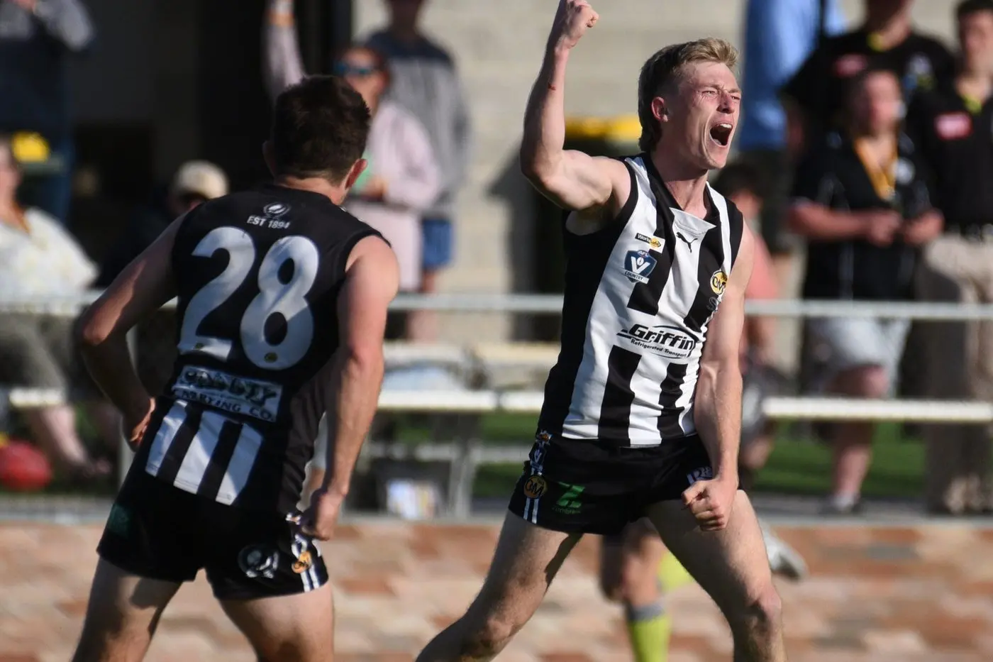 ON DEBUT: Joe Richards will swap black and white stripes and line up for his AFL debut with Collingwood on Sunday. PHOTO: Melissa Beattie